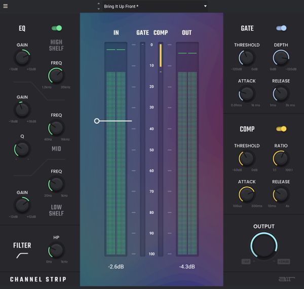 Air Music Tech Channel Strip